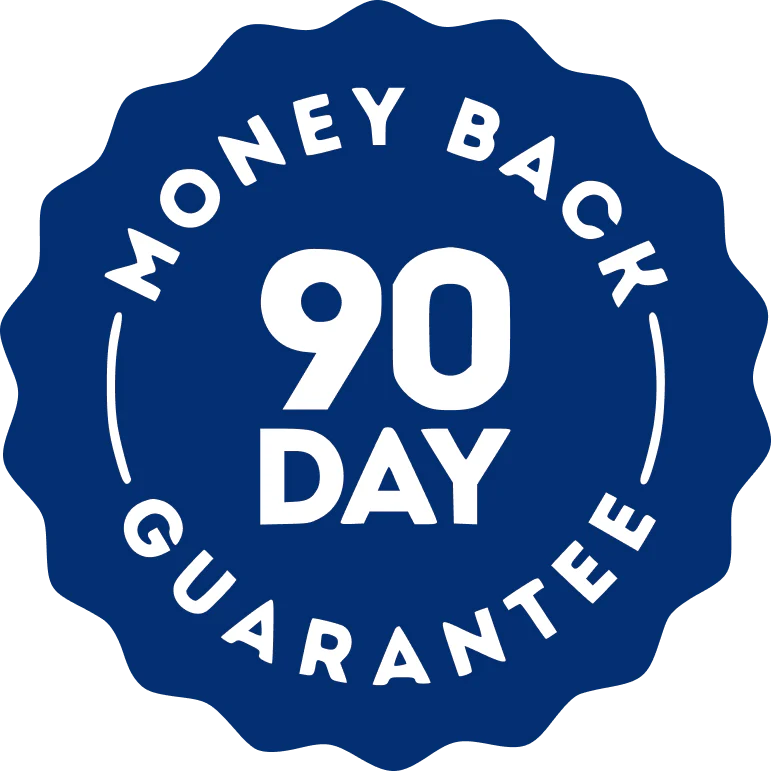 LuminEye™ 90-day satisfaction guarantee for risk-free purchase